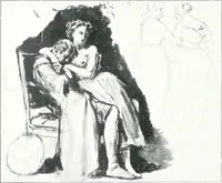 An illustration from La peinture anglaise de ses origines a nos jours (1908)