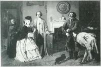 An illustration from La peinture anglaise de ses origines a nos jours (1908)