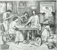 An illustration from La peinture anglaise de ses origines a nos jours (1908)