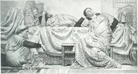 An illustration from La peinture anglaise de ses origines a nos jours (1908)
