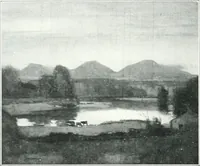 An illustration from La peinture anglaise de ses origines a nos jours (1908)