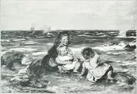 An illustration from La peinture anglaise de ses origines a nos jours (1908)