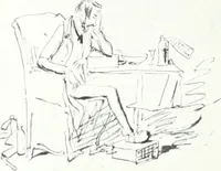 An illustration from La peinture anglaise de ses origines a nos jours (1908)