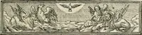 An illustration from La Perpétuité de la foy de l'Eglise catholique touchant l'Eucharistie, déffendue contre les livres du Sieur Claude, ministre de Charenton (1670)