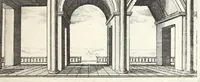 Picture 10 of 61 from La perspectiue pratique : necessaire a tous peintres, graueurs, sculpteurs, architectes, orfeures, brodeurs, tapissiers, et autres qui se meslent de desseigner (1647), leaf 103