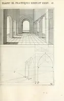 An illustration from La perspectiue pratique : necessaire a tous peintres, graueurs, sculpteurs, architectes, orfeures, brodeurs, tapissiers, et autres qui se meslent de desseigner (1647)