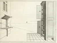 Picture 34 of 61 from La perspectiue pratique : necessaire a tous peintres, graueurs, sculpteurs, architectes, orfeures, brodeurs, tapissiers, et autres qui se meslent de desseigner (1647), leaf 265