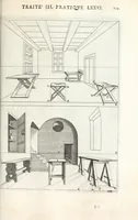 An illustration from La perspectiue pratique : necessaire a tous peintres, graueurs, sculpteurs, architectes, orfeures, brodeurs, tapissiers, et autres qui se meslent de desseigner (1647)