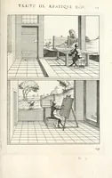 An illustration from La perspectiue pratique : necessaire a tous peintres, graueurs, sculpteurs, architectes, orfeures, brodeurs, tapissiers, et autres qui se meslent de desseigner (1647)