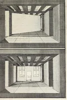 An illustration from La perspectiue pratique : necessaire a tous peintres, graueurs, sculpteurs, architectes, orfeures, brodeurs, tapissiers, et autres qui se meslent de desseigner (1647)