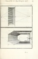 An illustration from La perspectiue pratique : necessaire a tous peintres, graueurs, sculpteurs, architectes, orfeures, brodeurs, tapissiers, et autres qui se meslent de desseigner (1647)