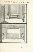 An illustration from La perspectiue pratique : necessaire a tous peintres, graueurs, sculpteurs, architectes, orfeures, brodeurs, tapissiers, et autres qui se meslent de desseigner (1647)