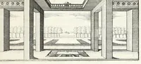 Picture 46 of 49 from La perspectiue pratique : necessaire a tous peintres, graueurs, sculpteurs, architectes, orfeures, brodeurs, tapissiers, et autres qui se meslent de desseigner (1647), leaf 405
