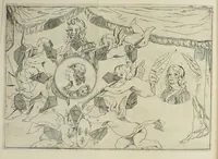 An illustration from La perspectiue pratique : necessaire a tous peintres, graueurs, sculpteurs, architectes, orfeures, brodeurs, tapissiers, et autres qui se meslent de desseigner (1647)