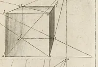 An illustration from La perspective, contenant tant la theorie que la practique et instruction fondamentale d'icelle : remise en volume plus commode qu'auparavant : avec un grand nombre de figures en taille douce, pour tant mieux faciliter et amplifier tout ce qui est de requis en ceste science (1638)