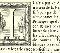 Picture 17 of 63 from La perspective pratiqve : necessaire a tovs peintres, graveurs, architectes, brodeurs, scvlpteurs, orfevres, tapissiers, et autres qui se meslent de desseigner (1663), leaf 153