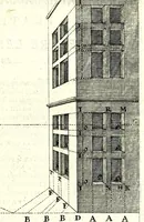 An illustration from La perspective pratiqve : necessaire a tovs peintres, graveurs, architectes, brodeurs, scvlpteurs, orfevres, tapissiers, et autres qui se meslent de desseigner (1663)