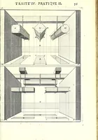 An illustration from La perspective pratiqve : necessaire a tovs peintres, graveurs, architectes, brodeurs, scvlpteurs, orfevres, tapissiers, et autres qui se meslent de desseigner (1663)