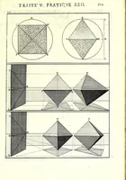 An illustration from La perspective pratiqve : necessaire a tovs peintres, graveurs, architectes, brodeurs, scvlpteurs, orfevres, tapissiers, et autres qui se meslent de desseigner (1663)