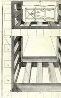 An illustration from La perspective pratiqve : necessaire a tovs peintres, graveurs, architectes, brodeurs, scvlpteurs, orfevres, tapissiers, et autres qui se meslent de desseigner (1663)