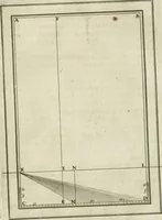 An illustration from La perspective speculative, et pratique : ou sont demonstrez les fondemens de cet art, & de tout ce qui en a esté enseigné jusqu'à present : ensemble la maniere vniverselle de la pratiquer, non seulement sans plan geometral, & sans tiers poinct, dedans ni dehors le champ du tableau : mais encores par le moyen de la ligne, communément appellée horisontale (1643)