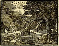 An illustration from La philosophie des images : composée d'un ample recueil de devises, & du jugement de tous les ouvrages qui ont êté faits sur cette matiere (1682)