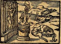 An illustration from La philosophie des images : composée d'un ample recueil de devises, & du jugement de tous les ouvrages qui ont êté faits sur cette matiere (1682)