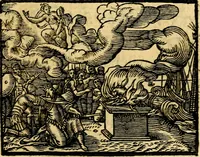An illustration from La philosophie des images : composée d'un ample recueil de devises, & du jugement de tous les ouvrages qui ont êté faits sur cette matiere (1682)