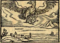 An illustration from La philosophie des images : composée d'un ample recueil de devises, & du jugement de tous les ouvrages qui ont êté faits sur cette matiere (1682)
