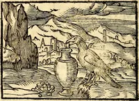 An illustration from La philosophie des images : composée d'un ample recueil de devises, & du jugement de tous les ouvrages qui ont êté faits sur cette matiere (1682)