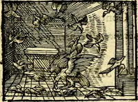 An illustration from La philosophie des images : composée d'un ample recueil de devises, & du jugement de tous les ouvrages qui ont êté faits sur cette matiere (1682)