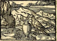 An illustration from La philosophie des images : composée d'un ample recueil de devises, & du jugement de tous les ouvrages qui ont êté faits sur cette matiere (1682)