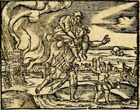 An illustration from La philosophie des images : composée d'un ample recueil de devises, & du jugement de tous les ouvrages qui ont êté faits sur cette matiere (1682)