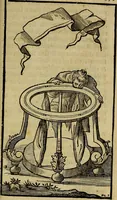 An illustration from La physique occulte, ou Traité de la baguette divinatoire et de son utilité pour la découverte des sources d'eau, des miniéres, des tresors cachez, des voleurs & des meurtriers fugitifs. : Avec des principes qui expliquent les phénoménes les plus obscurs de la nature. (1693)