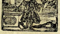 An illustration from La Pirlonea : commedia fantastica, faceta, e ridicola (1680)