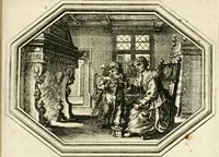 An illustration from Mundi lapis lydius, siue, Vanitas per veritate[m] falsi accusata & conuicta (1639)