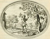 An illustration from Mundi lapis lydius, siue, Vanitas per veritate[m] falsi accusata & conuicta (1639)