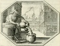 An illustration from Mundi lapis lydius, siue, Vanitas per veritate[m] falsi accusata & conuicta (1639)