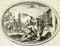 An illustration from Mundi lapis lydius, siue, Vanitas per veritate[m] falsi accusata & conuicta (1639)