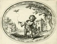 An illustration from Mundi lapis lydius, siue, Vanitas per veritate[m] falsi accusata & conuicta (1639)