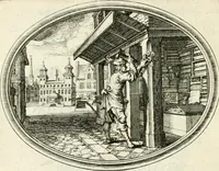An illustration from Mundi lapis lydius, siue, Vanitas per veritate[m] falsi accusata & conuicta (1639)