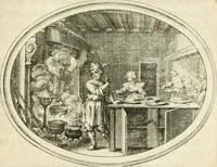 An illustration from Mundi lapis lydius, siue, Vanitas per veritate[m] falsi accusata & conuicta (1639)