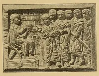 An illustration from La porte de Sainte-Sabine à Rome, étude archéologique (1892)