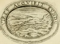 An illustration from La prima parte dell'imprese di Scipion Bargagli : doue, doppo tutte l'opere cosi a penna, come a stampa, ch'egli ha potuto vedere di coloro, che della materia dell'imprese hanno parlato, della vera natura di quelle si ragiona (1578)