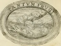 An illustration from La prima parte dell'imprese di Scipion Bargagli : doue, doppo tutte l'opere cosi a penna, come a stampa, ch'egli ha potuto vedere di coloro, che della materia dell'imprese hanno parlato, della vera natura di quelle si ragiona (1578)
