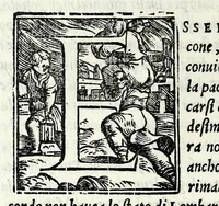 An illustration from La prima[-seconda] parte dell'istorie del svo tempo (1555)