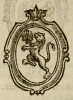 An illustration from La profezia dei sommi pontefici romani : con illustrazioni e note (1794)