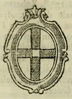 An illustration from La profezia dei sommi pontefici romani : con illustrazioni e note (1794)