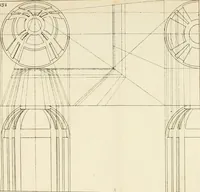 An illustration from La prospettiva pratica : delineata in tavole a norma della seconda regola (1744)