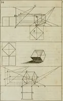 An illustration from La prospettiva pratica : delineata in tavole a norma della seconda regola (1744)
